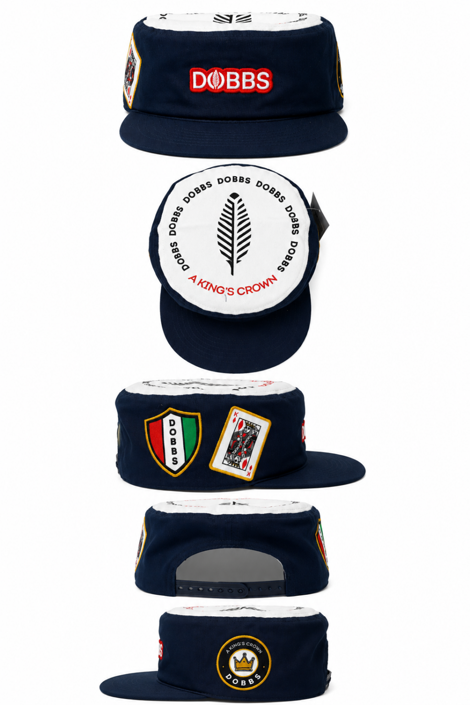DOBBS BADGE FLAT PEAK CAP