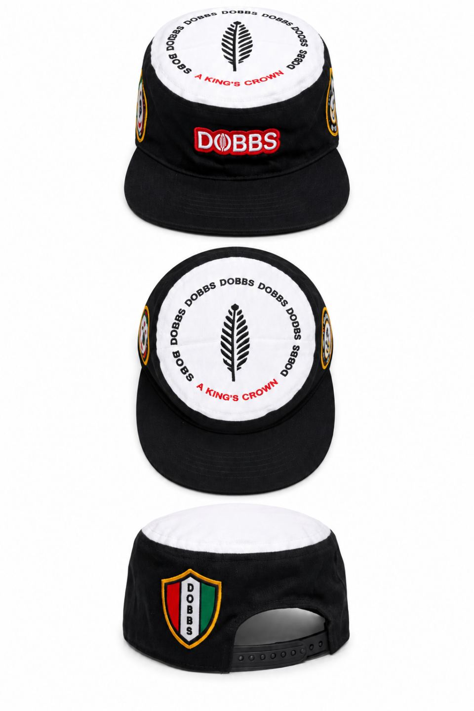 DOBBS BADGE FLAT PEAK CAP